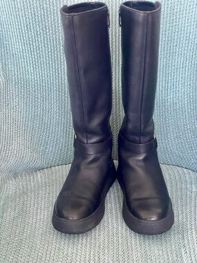 Women's Black Over-the-Knee Platform Boots